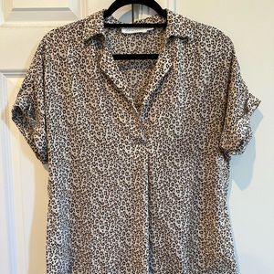 All in Favor animal print Top (from Nordstrom) S